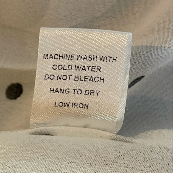 VICI Morgan White & Black Polka Dot Tie Top Size L - Picture 10 of 10